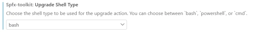 Upgrade Shell Type setting