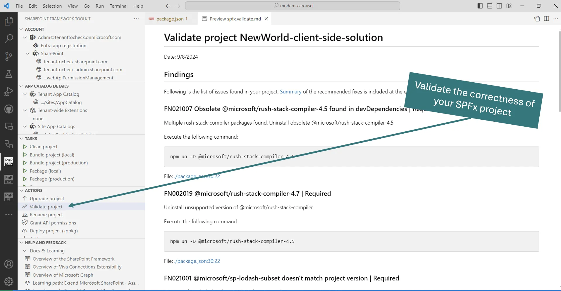 validate-project